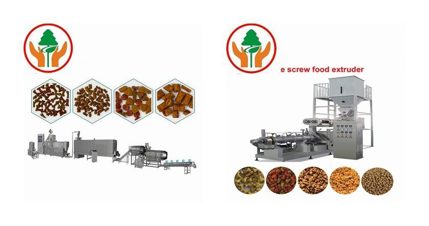 飼料膨化機詳解價格該生產線具有機型多,配置靈活,原料范圍廣,產品